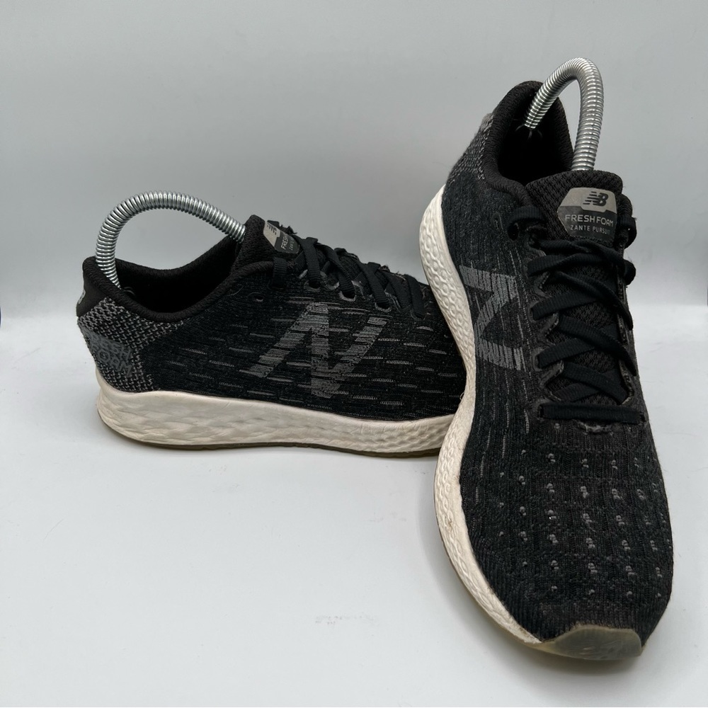 New Balance Womens Fresh Foam Zante Pursuit Black Rubbing Size 8.5 B WZANPBK
